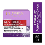 Loreal Crema Revitalift Ácido Hialurónico Dia Fps20 (50ml)