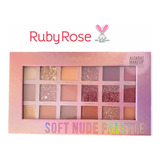 Paleta De Sombras Soft Nude -ruby Rose Original