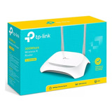 Tp-link Router Tl-wr840n W Provedor 300mbps Kit Com 10 Peças