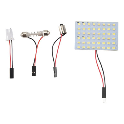 Panel De Luz Led Blanco 1210 Smd 48 Para Interior De Coche W