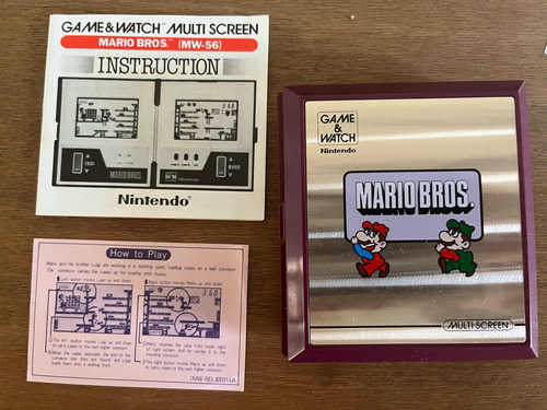 Nitendo Game And Watch Mario Bros 1983