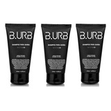 Óleo Para Barba B.urb Kit 3x Shampoo Para Barba Brentwood 140ml Barba Urbana De 140ml