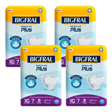 Kit 4 Unidades - Fralda Geriátrica Bigfral Regular Plus Xg 7