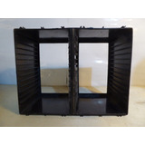 Porta X28 Cd Dvd  Plastico Negro Flexible 17,5x21cm