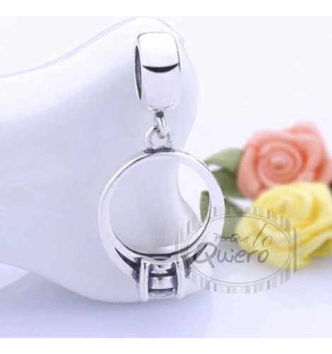 Charm 100% Plata S925 Anillo Compromiso Para Pulsera Pandor