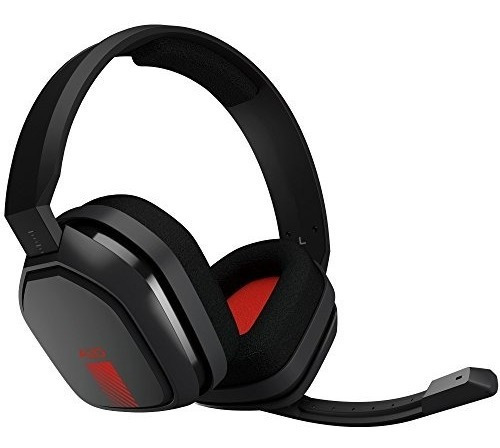 Audífonos Astro Gaming A10 Para Gamers Color Negro Con Rojo