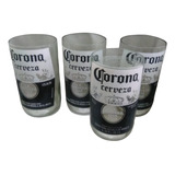 Vasos Cortados De Botellas Corona X 4