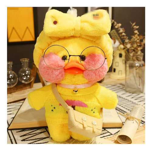 Xik Juguete De Peluche De Pato Peluche Suave Con Accesorios