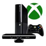 Xbox 360 Super Slim + Kinect + 1 Controles + Jogo
