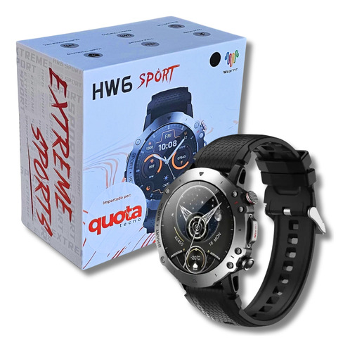 Reloj Smartwatch Hw6 Sport Hombre Android Ios Tope De Gama