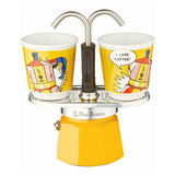 Bialetti Mini Express Lichtenstein Cafetera Para 2 Tazas Y 2