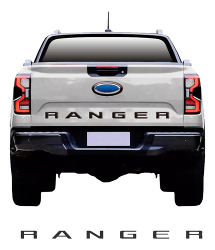Calco Ford Ranger 2023 / 2024 Letras Palabra Porton