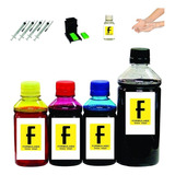 500ml Kit Tinta Recarga Cartucho Hp 664 662 122 60 75xl 901