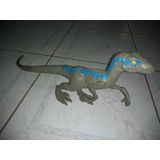 Jurassic World Mattel Velociraptor Blue Figura 30 Cm Usado