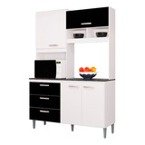 Mueble De Cocina Pilar Blanco/negro