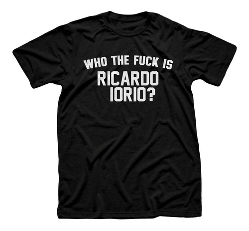 Remera Algodón Who The Fuck Is Ricardo Iorio Hermetica V8