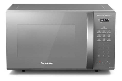 Micro-ondas Panasonic 27 Litros 800w Prata St55lmru 127v