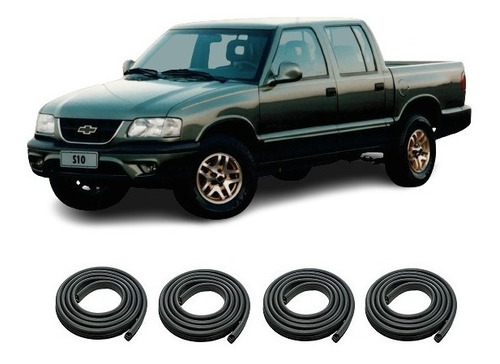 Burletes 4 Puertas Chevrolet S10 Doble Cabina 1995 Al 2003