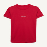 Camiseta Mujer Seven M/c Rojo Algodón 28095803-385
