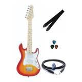 Guitarra Infantil Strimberg Class Clk10 Kit Correia E Cabo