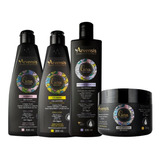 Kit Arvensis Cachos Sh.+ Co-wash + Ativador 500ml + Geleia