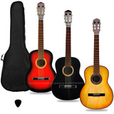 Guitarra Criolla Estudio Premium + Funda Acolchada + Pua +