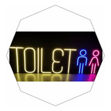 Cartel Neón Led Toilet Deco-luminoso
