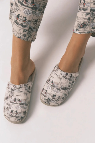 Pantuflas Mickey Mouse Ws Mujer