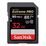 Memoria Sd Sandisk Extreme Pro 32gb 4k Uhd V30
