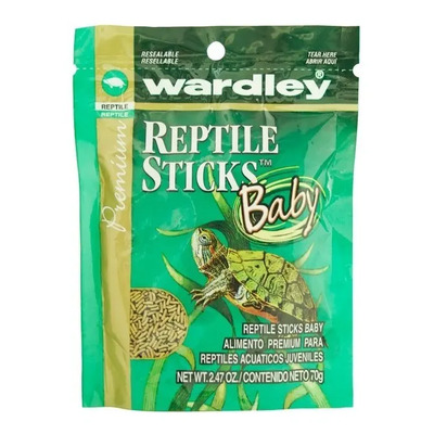 Alimento Reptile Stiks Baby Bebe Tortuga 70 Gr. Wardley