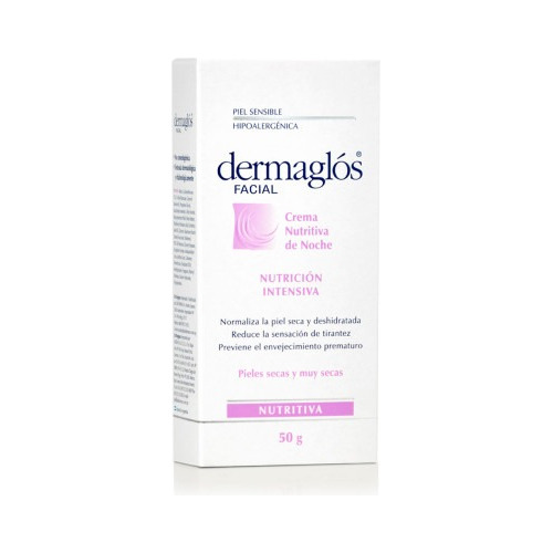 Dermaglos Crema Facial Nutritiva Noche Piel Seca 50grs