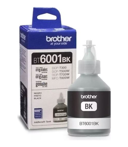 Tinta Brother Bt6001bk Dcp-t300 Dcp-t500w Dcp-t70 Facturamos