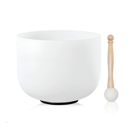 8 Inch/20.3 Cm G Note Frosted Quartz Crystal Singing Bowl