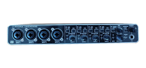 Interface De Áudio Behringer U-phoria Umc404hd - Pouco Uso!!