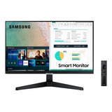 Monitor Samsung 24 Con Apps De Smart Tv Y Pc Ls24am506nlxzs Color Negro