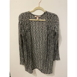 Saco Cardigan Gris Forever 21 Importado Hermoso!