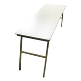 Mesa Plegable 1.80m Comedor Escolar Con Dos Bancos Fijos 