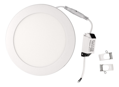 Plafon Led 12w Techo Embutir Redondo Lampara