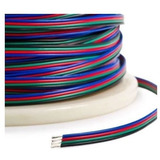 Cable Rgb De 1mm 18 Awg Para Tiras Luces Led Rgb X 10 Metros