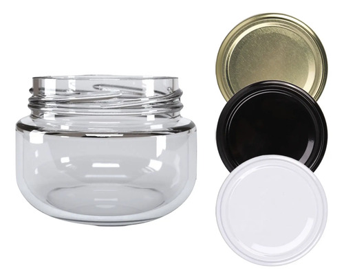 Tarro Pimientero Vidrio 4 Oz 110 Ml 6 Pz Conservas Dulcero