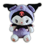 Peluche Kuromi Con Disfraz Morado 50cm My Melody Hello Kitty