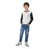 Jeans Niño Kids Jogger Cargo Azul Corona