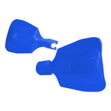 Juego De Cubre Manos Plásticos Enduro Cross Color Azul