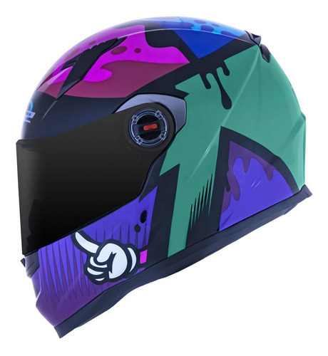 Capacete Moto Fechado Ls2 Ff358 Masterpiece Ultra Tribal 