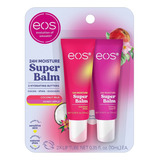 Eos 24h Moisture Super Lip Balm 2pack Balsamo Coco Y Manzana