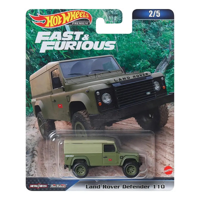 Hot Wheels Premium Land Rover Defender 1 10 Rápido Y Furioso Verde | MercadoLibre