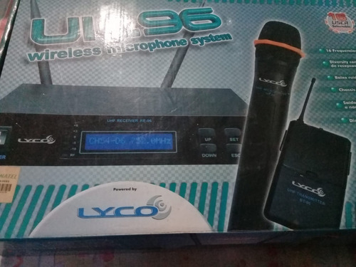 Microfone Lyco Uh-96 S/ Fio Dinâmico