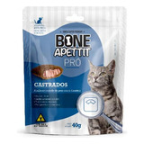 Petisco Snack Bone Apettit Pro Gato P Gatos Castrados 40g
