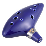 Ocarina De Cerámica Con 12 Orificios, Clave De Do