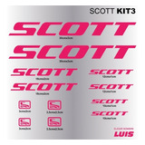 Scott Kit3 Sticker Calcomania Para Cuadro De Bicicleta Bici